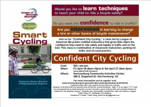 Confident City Cycling Flyer 2013-04