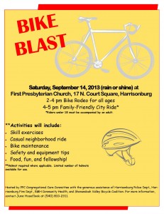 Bike Blast flyer 2013