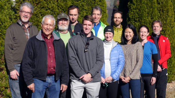 The League of American Bicyclists held a League Cycling Instructor (LCI) Seminar in Harrisonburg, VA November 10 thru 13, 2016. The students/new LCIs, instructors, and assistants from left: Randall Wolf (new LCI), Les Leathem (National Coach and LCI), Greg "Yogi" Gillette (new LCI), Dan Wright (new LCI), Nick Cannon (new LCI), Brian Bauer (LCI assistant), Misty Williams (new LCI), Kyle Lawrence (new LCI), Thanh Dang (LCI assistant), Laura Pyle (LCI assistant), and Dan Finseth, (new LCI).